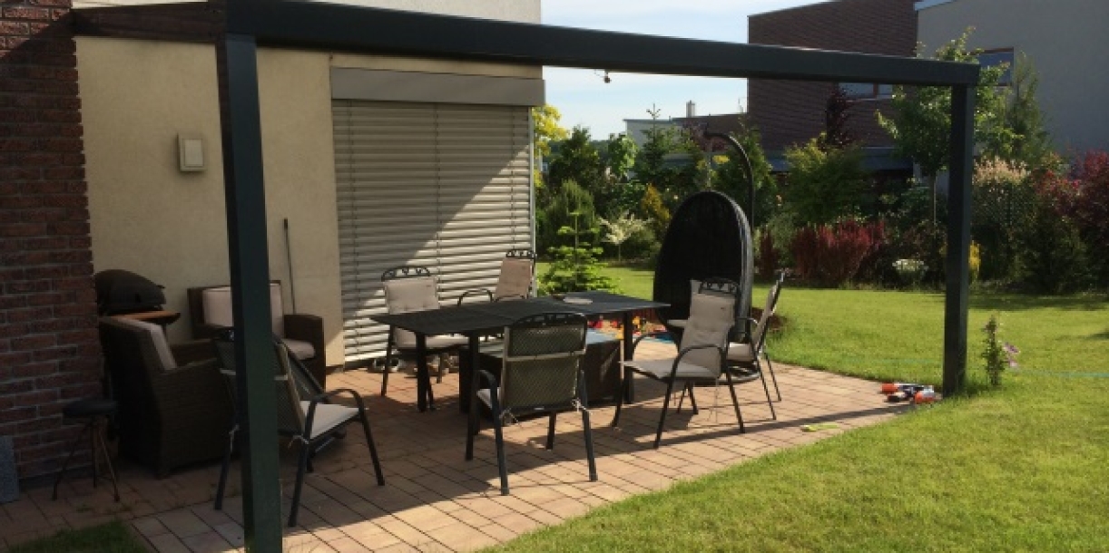 Pergola z kvalitních hliníkových slitin