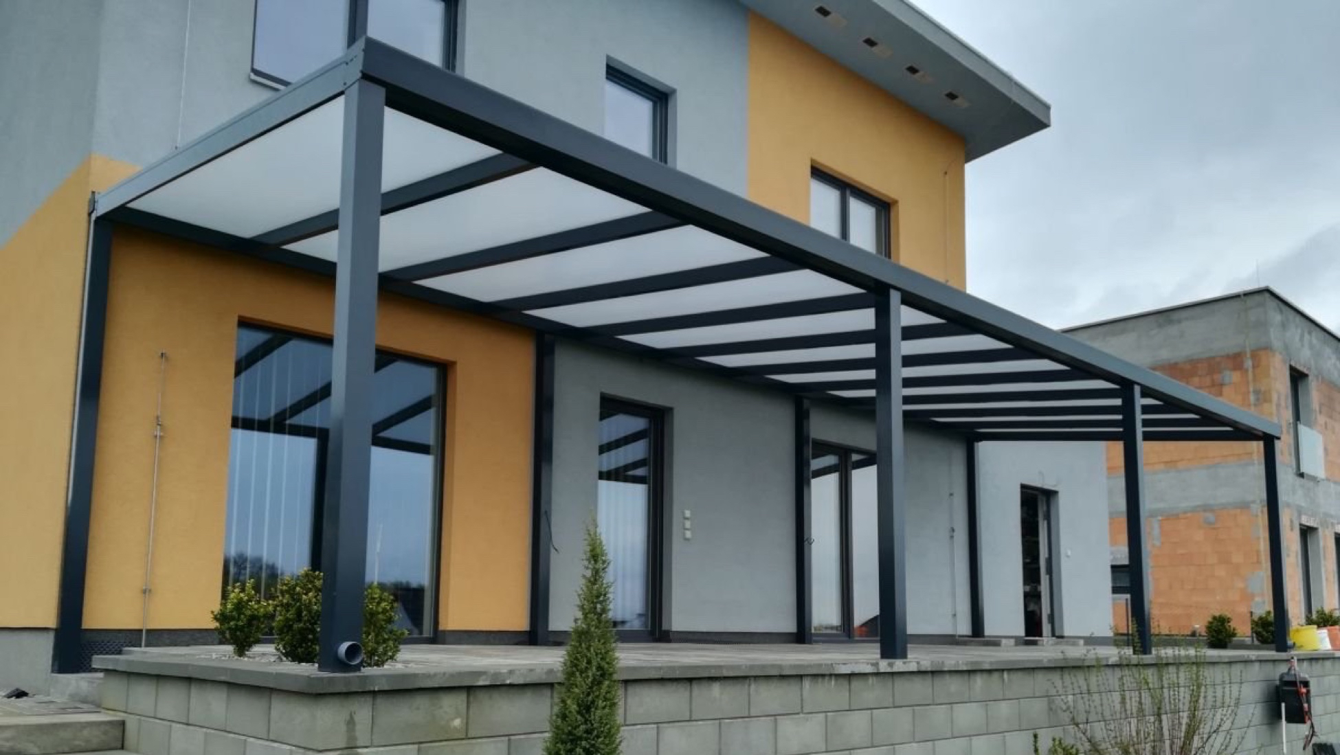 střešní materiál hliníkové pergoly