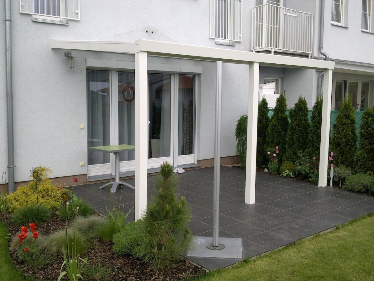 Hliníková pergola bílá RAL 9010 600 x 400 cm provedení PROFI